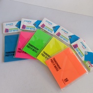 Plastic Post It Square 7.6x7.6 Cm.