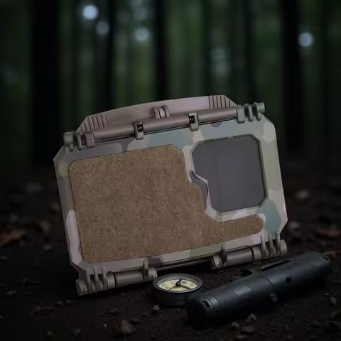 Universal Tactical Phone Case V2 PLUS MOLLE Vest Map GPS Navigation Board Device Holder for Airsoft 