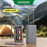 UGREEN USB C to 2*SD+1*TF Card Reader with USB 3.0 OTG Storage and Reading  2 in 1 5Gbps Card Reader
