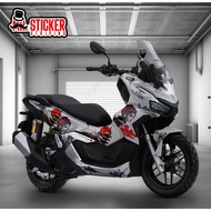Honda ADV 160 ADV 150 full body Decal, custom sticker, free Japanese lady motifDesign