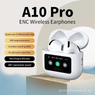 A10 Pro Earbuds ANC Wireless 5.3 Earphones Noise-Canceling Headphones Waterproof Sports Gaming Touch