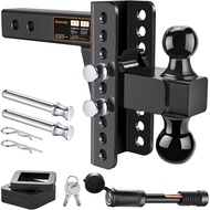 Adjustable Trailer Hanging Connector-With 2 Inch (About 5.1cm) Receiver-6 Inch (About 15.2cm) Saggin