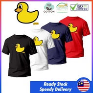 [PROMOSI HEBAT] 100% Cotton PANCOAT YELLOW POP DUCK Round Neck Unisex T-Shirt Shirt Lelaki Full Cotton Baju Lelaki Murah