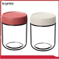 Wide Mouth Mason Salad Jars Leak Proof Storage Containers Glass Jars with Airtight Lids 2PCS