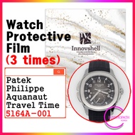 kr_Protection Films for Patek Philippe Aquanaut Travel Time 5164A-001 (3 sheets) / Scratch & Contami