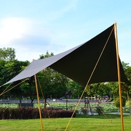 6x4M I 3x5M I  4x4.4M I  3x3M meter Flysheet Camping Waterproof Large Awning Tarp for Tent/ Vehicle Canopy Sunshade