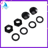 Rear Windshield Glass Strut Hardware Kit Fit for   92-95 Hatchback EG6  Black