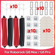 Fit For Roborock Q8 Max / Q8 Max Plus / Q5 Pro Plus Roller Side Brush Filter Mop Dust Bag Robot Vacu