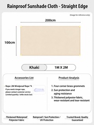 420D Sun Shade Sail Waterproof Sun Shelter Sunshade Protection 95% Shade Sail Awning Camping Shade C