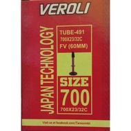 Veroli inner Tube 700x23/32C Presta ( 80mm )