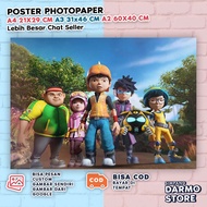HIASAN DINDING Boboiboy Cartoon Poster Wall Hanging Children Yaya Fang Bora Gopal Foster Cartoon Mal