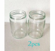 Toples kaca ikan cupang paket 2pcs 400ml Wadah cupang Botol kaca ikan cupang Aquarium toples kaca