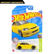 Hot Wheels ‘99 HONDA CIVIC TYPE R (EK9) 1:64 Diecast Car