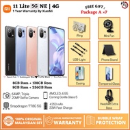 XIAOMI 11 LITE 4G | 5G NE | 8GB + 128GB | 8GB + 256GB 1 Year Warranty New Original Phone
