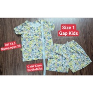 Gap Kids short-sleeved floral pattern clothes for 1 year old girls, size 1 used