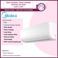 Midea Inverter Air Cond 1.0HP / 1.5HP -  MSXS10CRDN8 / MSXS13CRDN8