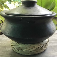 Clay Pot Palayok Native Filipino Cooking Style Medium Size 7.5 x 5 x 7.5 Inch