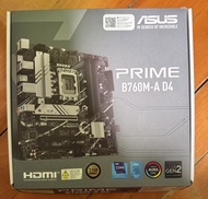 ASUS PRIME B760M-A D4 主機板 （可議）