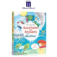 Lift-the-Flap Questions and Answers Weather Board book by Katie Daynes Original English books