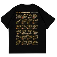 100% Cotton Calendar T-Shirt 2026F1 Racing T-Shirt Men Women Style