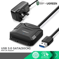 UGREEN USB 3.0 to SATA Converter with Power Adapter (12V/2A)