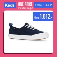 KEDS รองเท้าผ้าใบ แบบผูกเชือก รุ่น CHAMPION TOE CAP CANVAS สีกรม ( WF67365 )