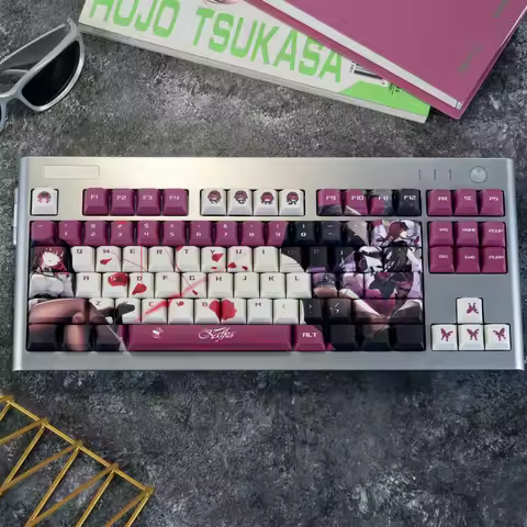 Custom Anime Keycaps,137 Keys Cherry Profile Dye Sub Double Shot GMK PBT Keyboard Caps For MX Switch