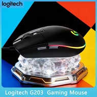 Logitech G203 Comfortable Ergonomic Design for Long Hours Use