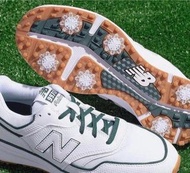 Malbon x New Balance NB 997 减震防滑耐磨低 帮 高尔夫球鞋 男女同款 白绿