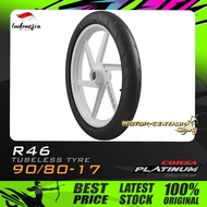 TAYAR CORSA PLATINUM TUBELESS TYRE R46 90/80-17