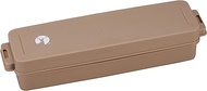 Captain Stag UW-2029 Cutlery Case, Cutlery Storage, Made in Japan, Beige, W9.8 x D2.2 x H2.5 inches 