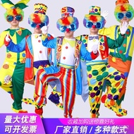April Fool's Day Clown Costume Funny Adult Male Accessories Set Carnival Ball Performance Magician 1