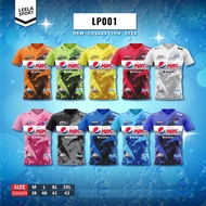 Victory เสื้อกีฬาคอวีแขนสั้นพิมพ์ลาย Pepsi รุ่น LP-001