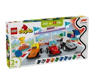 LEGO Duplo F1 Team Race Cars & Drivers 10445 ของเล่นสำหรับเด็ก (#25237)