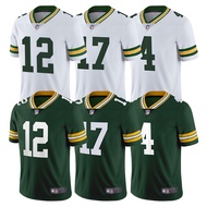 NFL Jersey Rugby Green Bay Packers 12Rodgers Embroidered