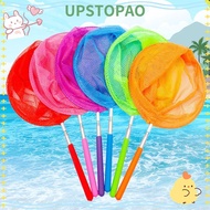 UPSTOPAO Kids Fishing  34 Inches Extendable Colorful Fishing Toys Insect Catch Mesh