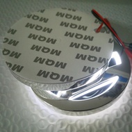 11cm LED White 5D Badge For VW Logo Light 5D VW Logo Light LED Grille Trunk Light For VW Volkswagen 