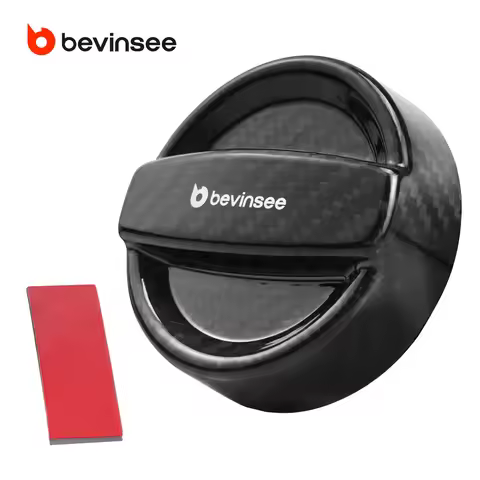 BEVINSEE for BMW E90 E91 E92 E93 F30 F31 F34 E46 F10 F11 E60 E61 X5 E70 Carbon Fiber Engine Oil Cap 