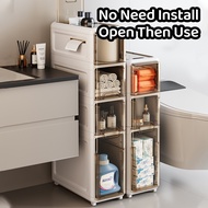 [NO NEED INSTALL] SG 2/3|4 Tier Drawers Slim Storage Cabinet Bathroom Storage Cabinet/Kitchen/Living