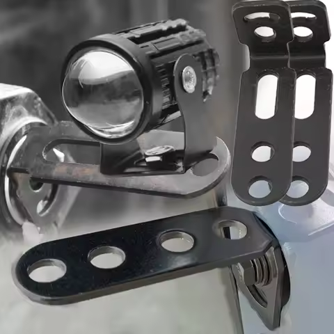 Motorcycle L Bracket Carbon Steel Heavy Duty Mount LED Light Fender Mirror L Shape Mount Kit for Hon