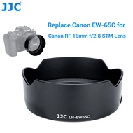 JJC Reversible Lens Hood Flower Sun Shade for Canon RF 16mm f/2.8 STM Lens on Canon R5 R6 RP Camera 