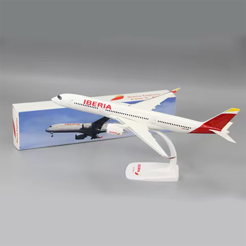 HERPA 1/200 Scale A350-900 Iberia Airline Assembled Aircraft Model ABS Plastic Aircraft Model For Co