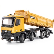 Huina 1536 [ Original ] Remote Control Dump Truck 536 Scale 1/14 Heavy Duty RC Construction 8 Wheele