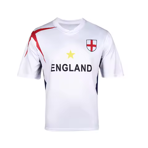 Suruida 25 Euro England Soccer Shirt for Adults Breathable Quick Dry Football Shirt Sports Shirt for