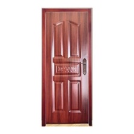 [80X200]CITY ประตูสำเร็จรูปลายไม้ ซิตี้ CITY (พร้อมวงกบ+มือจับ+บานพับ) ครบชุด รุ่น D208R D209L