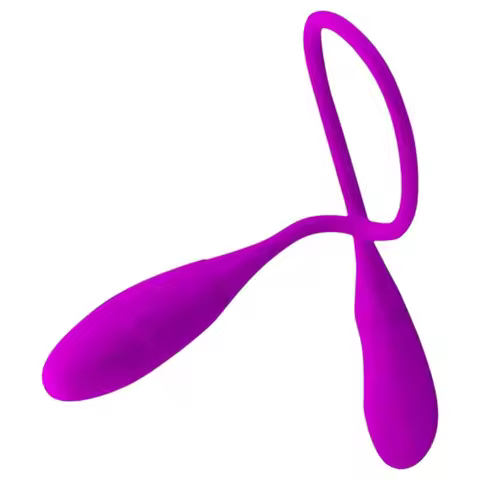 Double For Egg Rose Shaped Vibrator IPX7 Waterproof USB Rechargeable With 7-speed Modes For Women