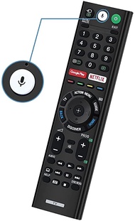 Smart RMF-TX200P Universal Voice Remote Sub สำหรับ RMF-TX200U RMF-TX200E RMF-TX300A Remote สำหรับSony Smart Android TV XBR-85X855D XBR-85X850D XBR-75Z9D XBR-75X940E XBR-75X940D XBR-75X940C XBR-75X930D XBR-75X930C XBR-75X910