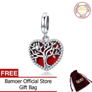 BAMOER ใหม่925เงินสเตอร์ลิงจี้ตุ้งติ้งเหมาะสำหรับต้นไม้สร้อยข้อมือสร้อยคอ DIY เครื่องประดับอย่างดี S