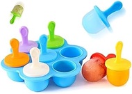 Silicone Mini Ice Pops Mold Ice Cream Popsicle Molds Child DIY Supplement Tool Food For Kids Baby Fruit Shake Ice Mold