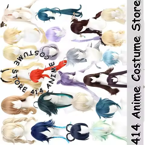 Game & Anime Jean Amber Lisa Kaeya Diluc Venti Mona Aether Lumine Xiao Cosplay Wig Genshin Impact Sy